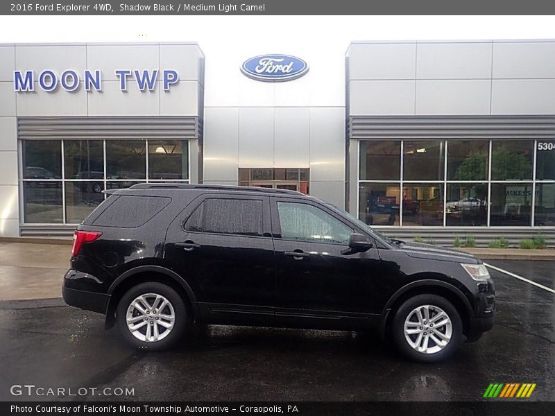 Shadow Black / Medium Light Camel 2016 Ford Explorer 4WD