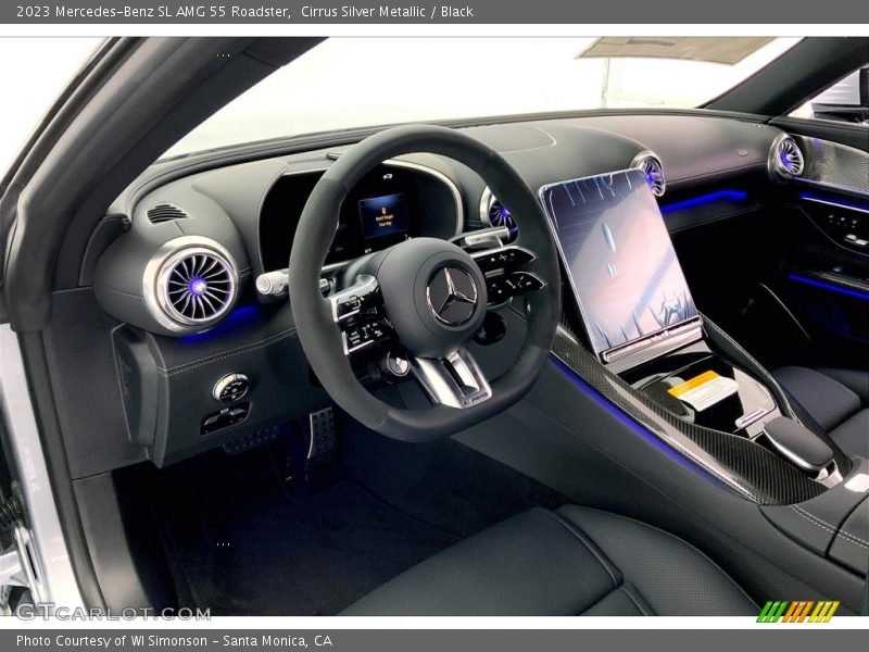  2023 SL AMG 55 Roadster Black Interior