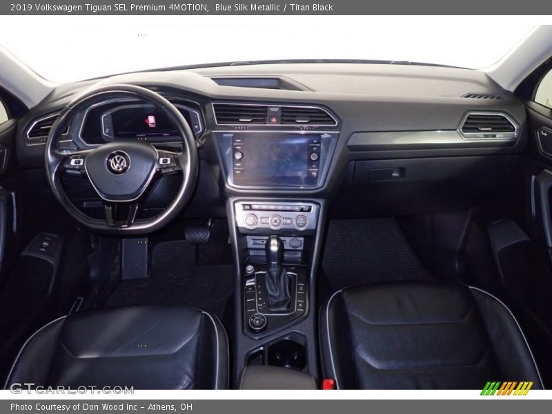 Blue Silk Metallic / Titan Black 2019 Volkswagen Tiguan SEL Premium 4MOTION