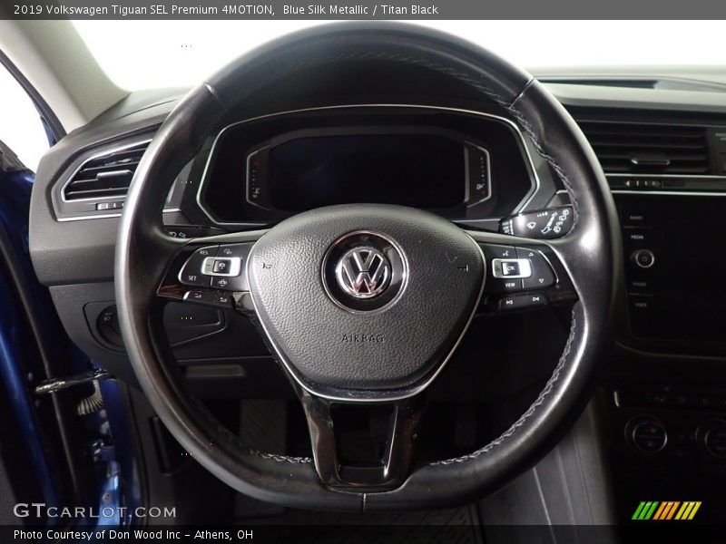 Blue Silk Metallic / Titan Black 2019 Volkswagen Tiguan SEL Premium 4MOTION
