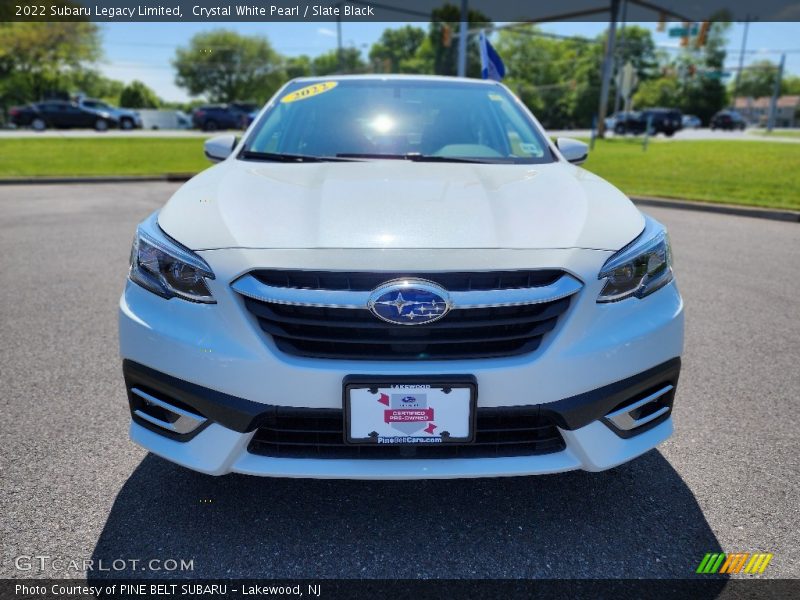 Crystal White Pearl / Slate Black 2022 Subaru Legacy Limited
