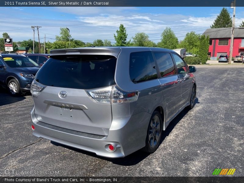 Silver Sky Metallic / Dark Charcoal 2011 Toyota Sienna SE