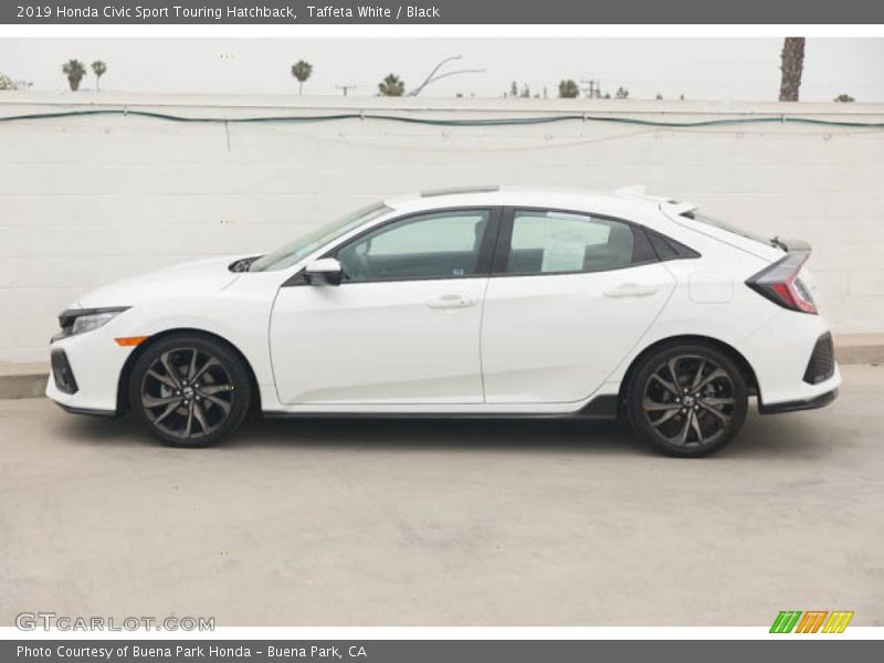 Taffeta White / Black 2019 Honda Civic Sport Touring Hatchback