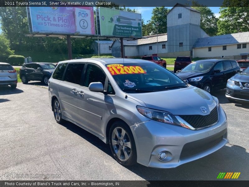 Silver Sky Metallic / Dark Charcoal 2011 Toyota Sienna SE