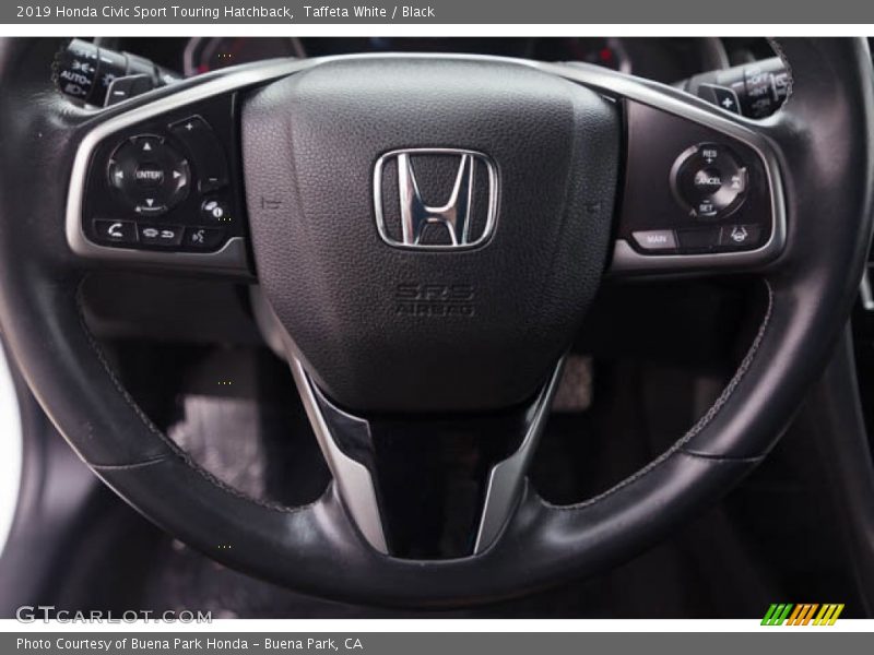 Taffeta White / Black 2019 Honda Civic Sport Touring Hatchback