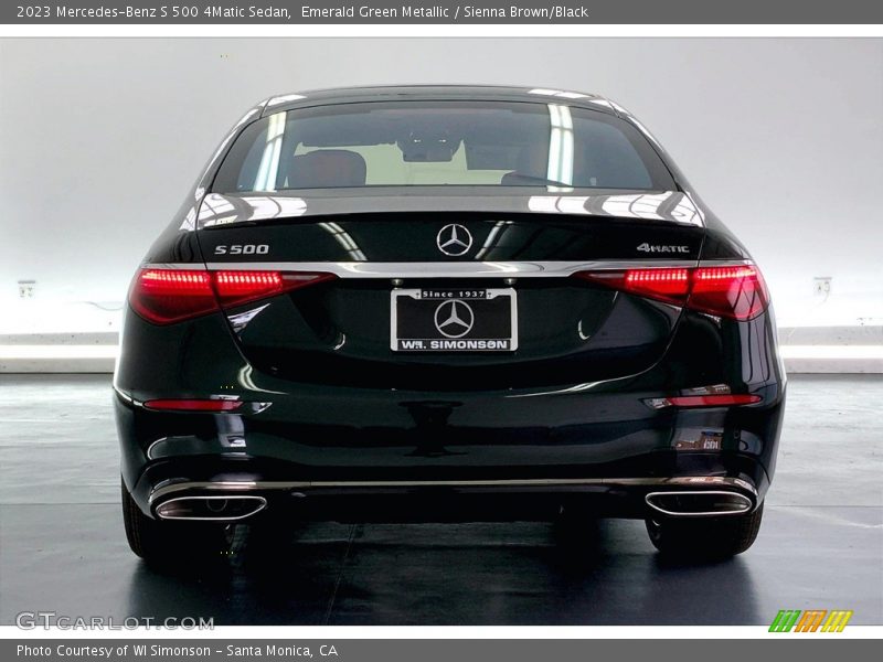 Emerald Green Metallic / Sienna Brown/Black 2023 Mercedes-Benz S 500 4Matic Sedan