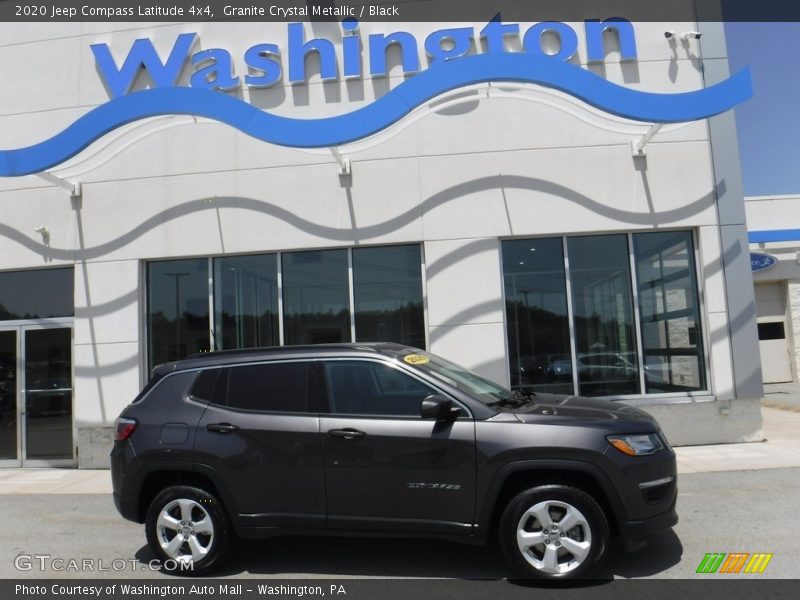 Granite Crystal Metallic / Black 2020 Jeep Compass Latitude 4x4