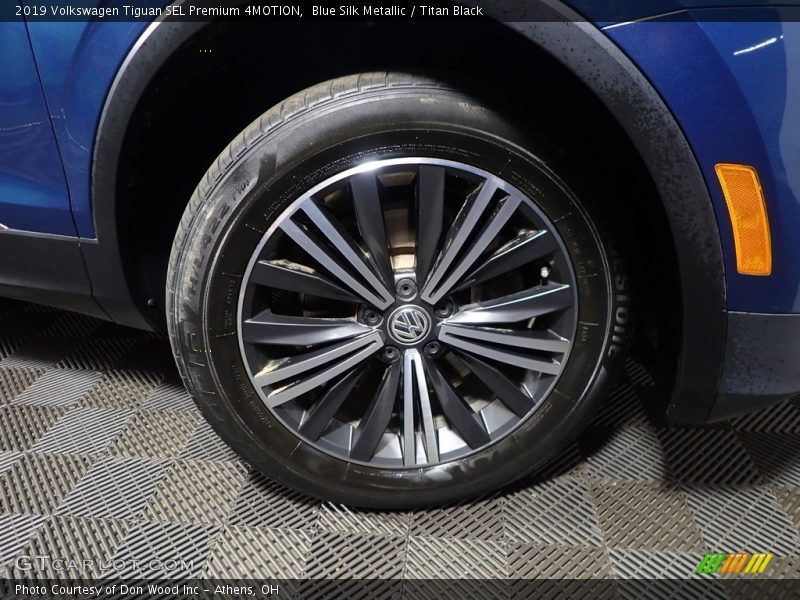 Blue Silk Metallic / Titan Black 2019 Volkswagen Tiguan SEL Premium 4MOTION
