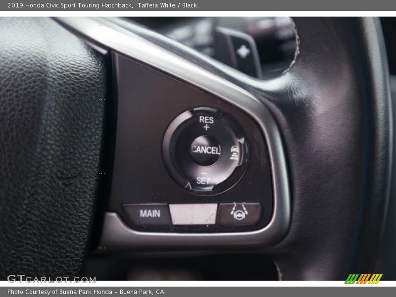 Taffeta White / Black 2019 Honda Civic Sport Touring Hatchback