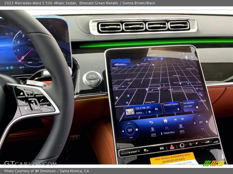 Navigation of 2023 S 500 4Matic Sedan