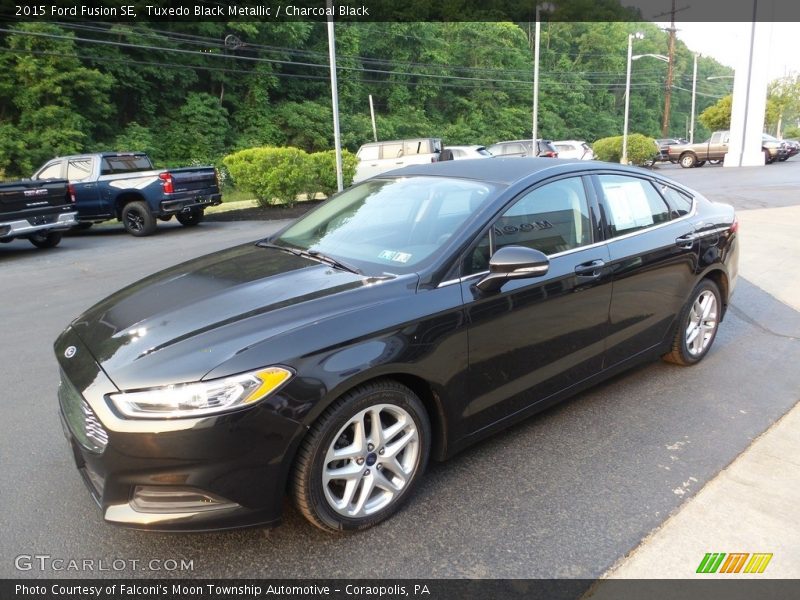 Tuxedo Black Metallic / Charcoal Black 2015 Ford Fusion SE
