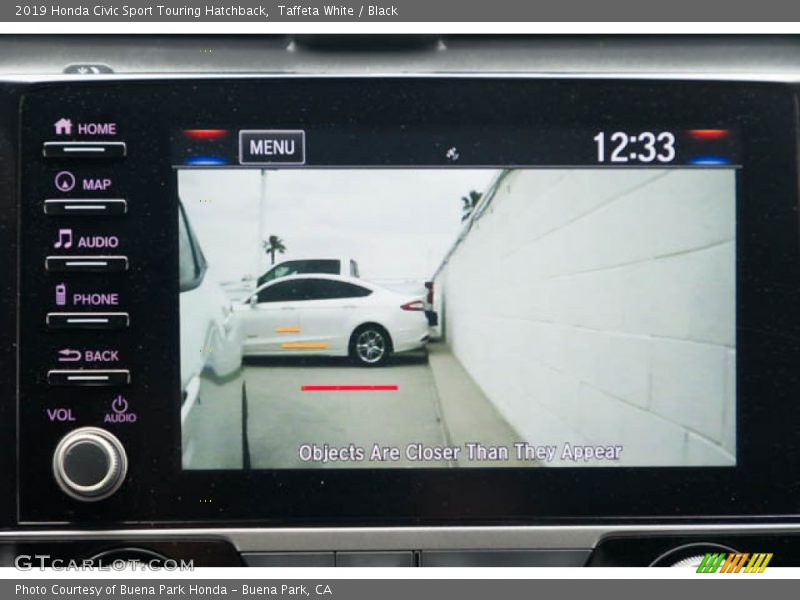 Taffeta White / Black 2019 Honda Civic Sport Touring Hatchback
