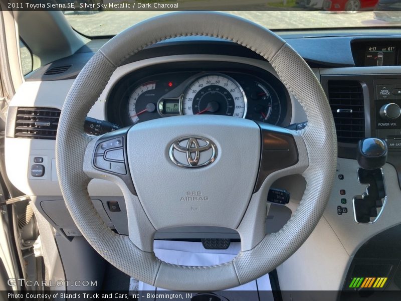 Silver Sky Metallic / Dark Charcoal 2011 Toyota Sienna SE