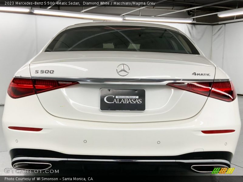 Diamond White / Macchiato/Magma Grey 2023 Mercedes-Benz S 500 4Matic Sedan