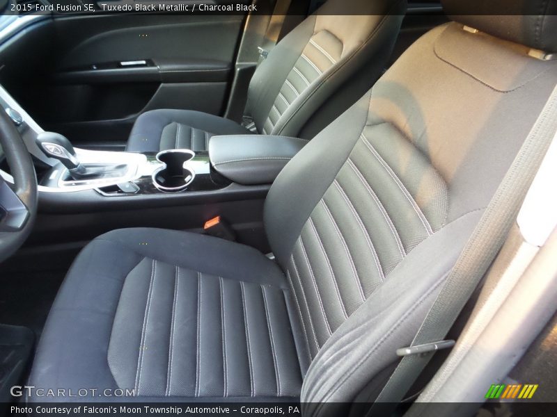 Tuxedo Black Metallic / Charcoal Black 2015 Ford Fusion SE
