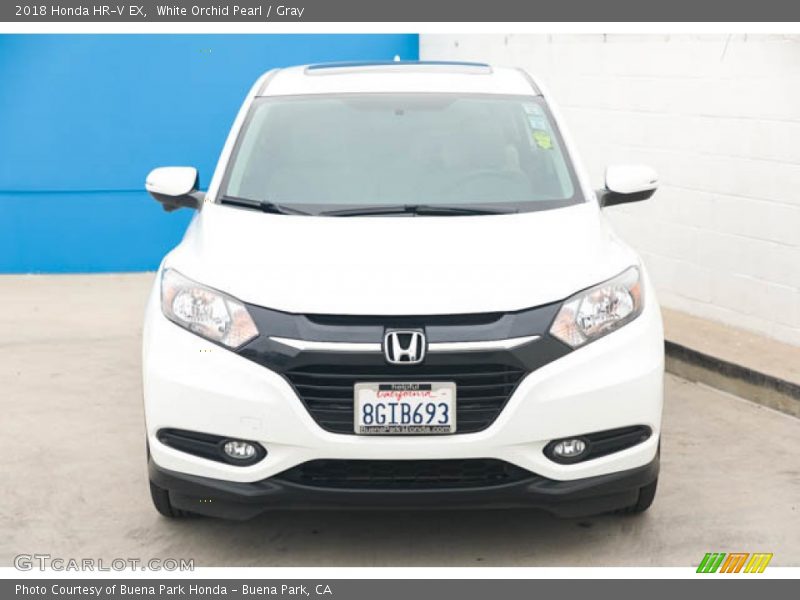 White Orchid Pearl / Gray 2018 Honda HR-V EX