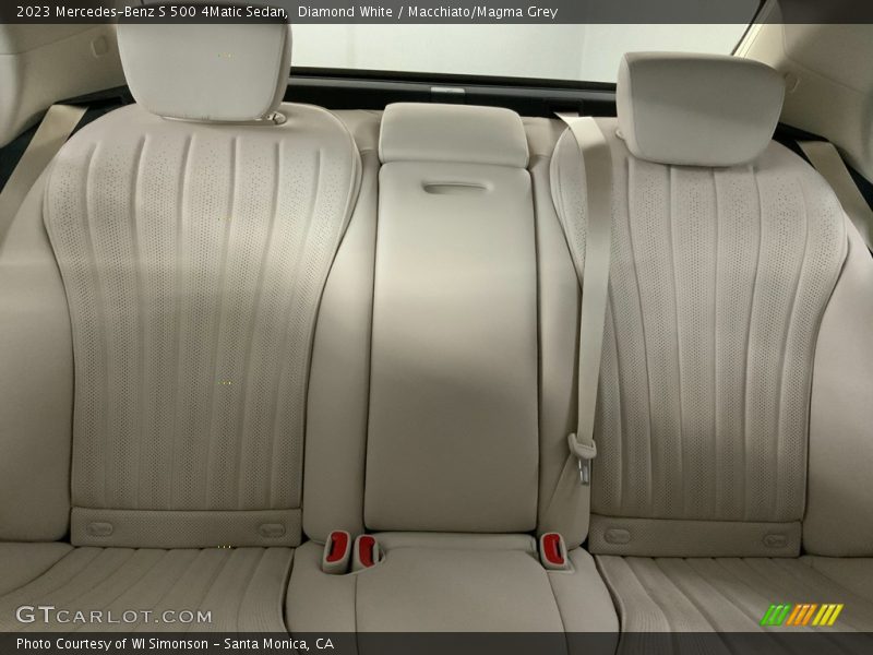Diamond White / Macchiato/Magma Grey 2023 Mercedes-Benz S 500 4Matic Sedan
