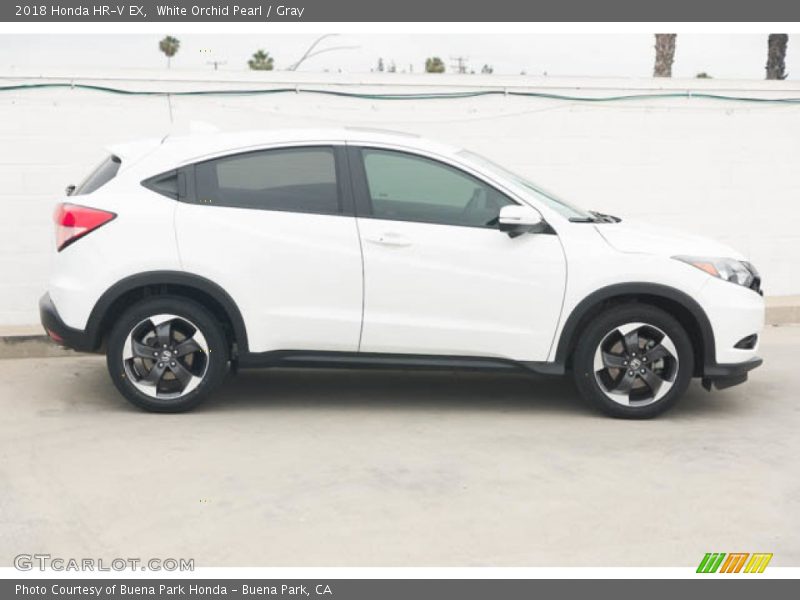 White Orchid Pearl / Gray 2018 Honda HR-V EX