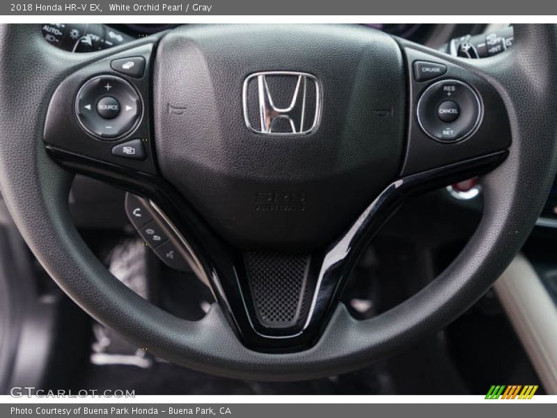 White Orchid Pearl / Gray 2018 Honda HR-V EX