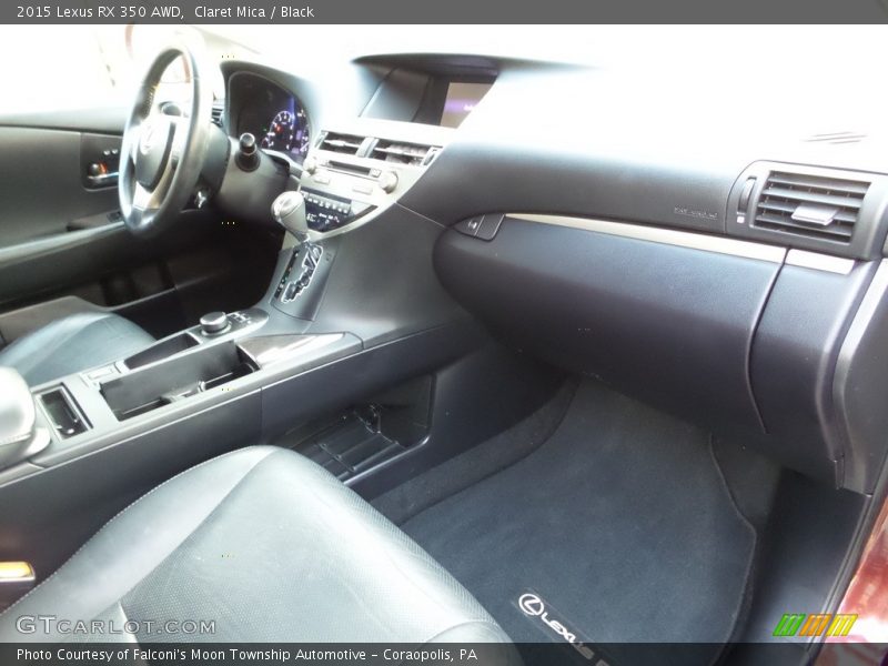 Claret Mica / Black 2015 Lexus RX 350 AWD