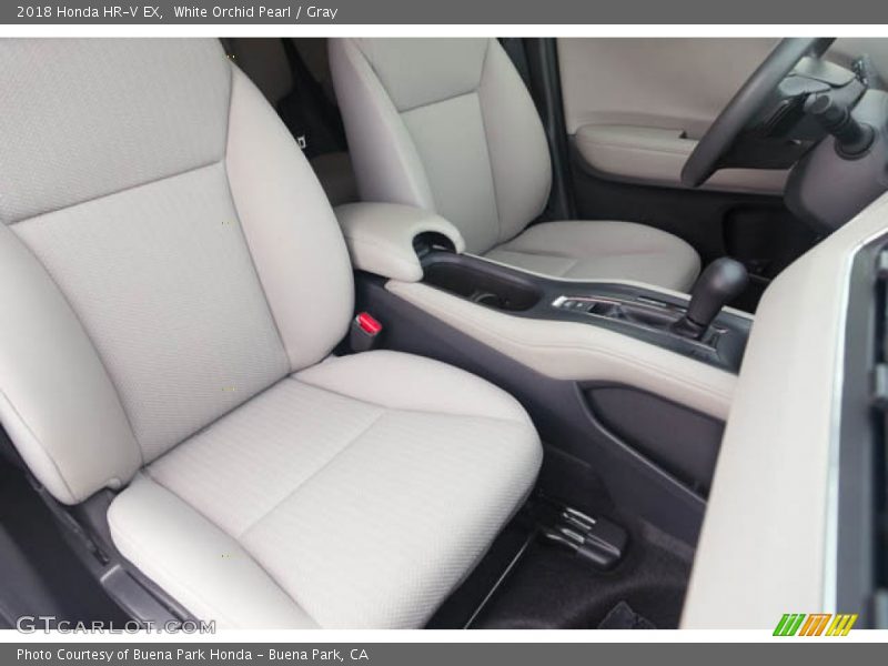 White Orchid Pearl / Gray 2018 Honda HR-V EX
