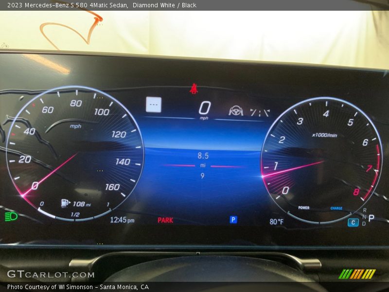 Diamond White / Black 2023 Mercedes-Benz S 580 4Matic Sedan