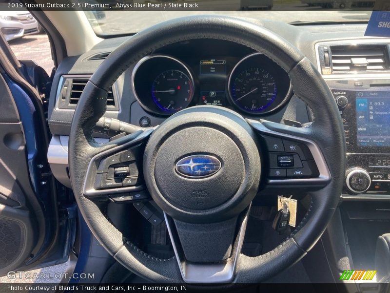Abyss Blue Pearl / Slate Black 2019 Subaru Outback 2.5i Premium