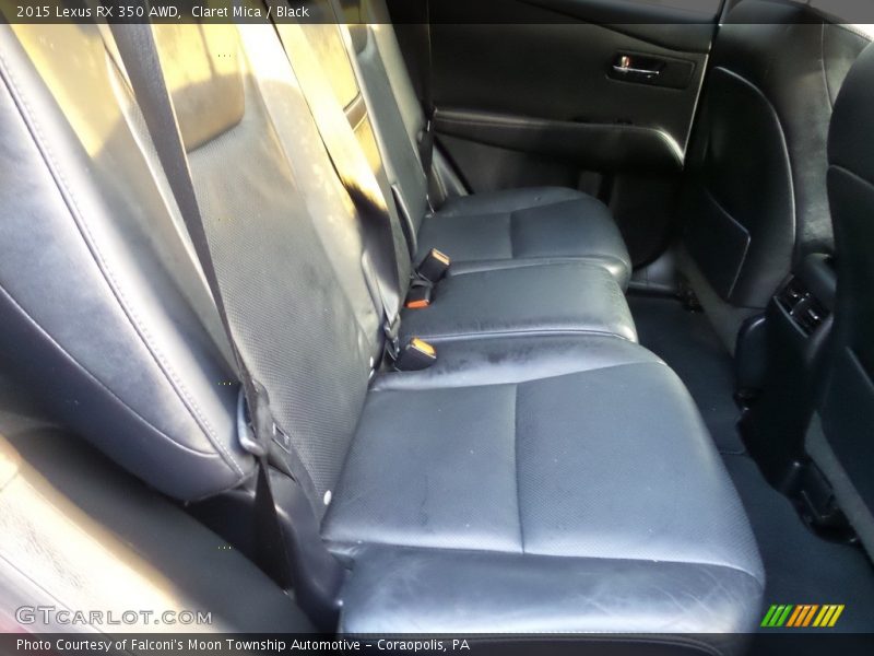 Claret Mica / Black 2015 Lexus RX 350 AWD