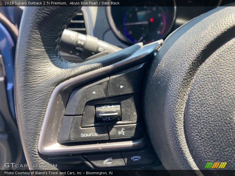 Abyss Blue Pearl / Slate Black 2019 Subaru Outback 2.5i Premium