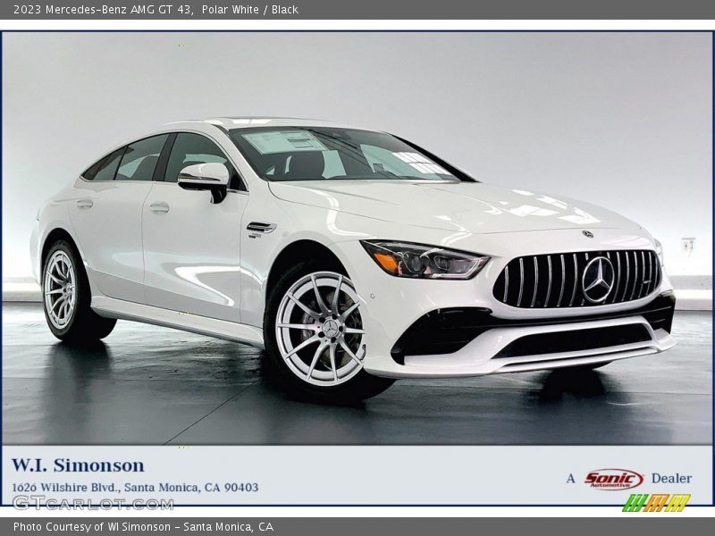 Polar White / Black 2023 Mercedes-Benz AMG GT 43