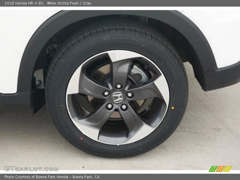 White Orchid Pearl / Gray 2018 Honda HR-V EX
