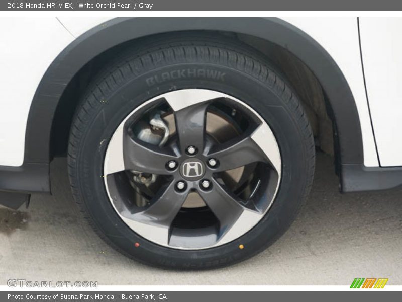 White Orchid Pearl / Gray 2018 Honda HR-V EX