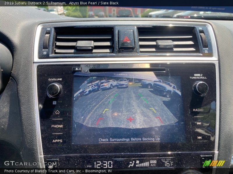 Abyss Blue Pearl / Slate Black 2019 Subaru Outback 2.5i Premium