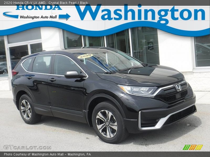 Crystal Black Pearl / Black 2020 Honda CR-V LX AWD