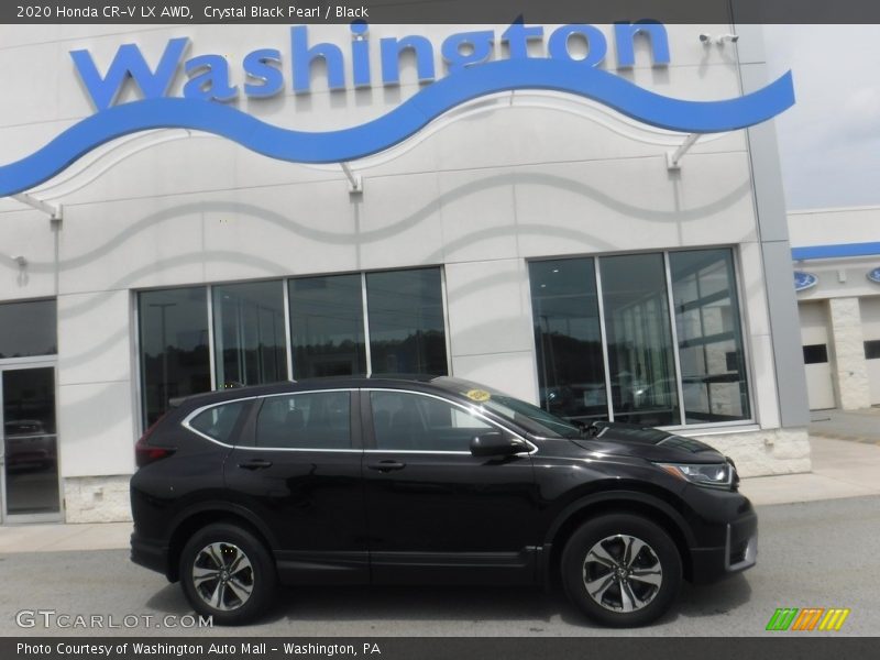 Crystal Black Pearl / Black 2020 Honda CR-V LX AWD
