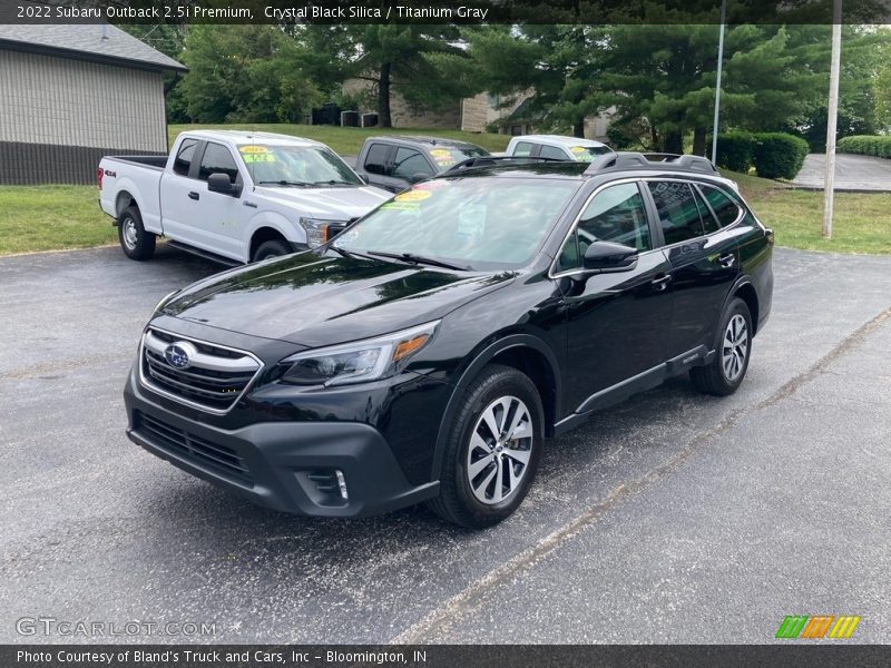 Crystal Black Silica / Titanium Gray 2022 Subaru Outback 2.5i Premium