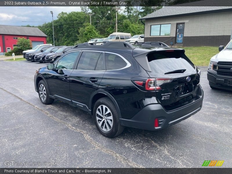 Crystal Black Silica / Titanium Gray 2022 Subaru Outback 2.5i Premium