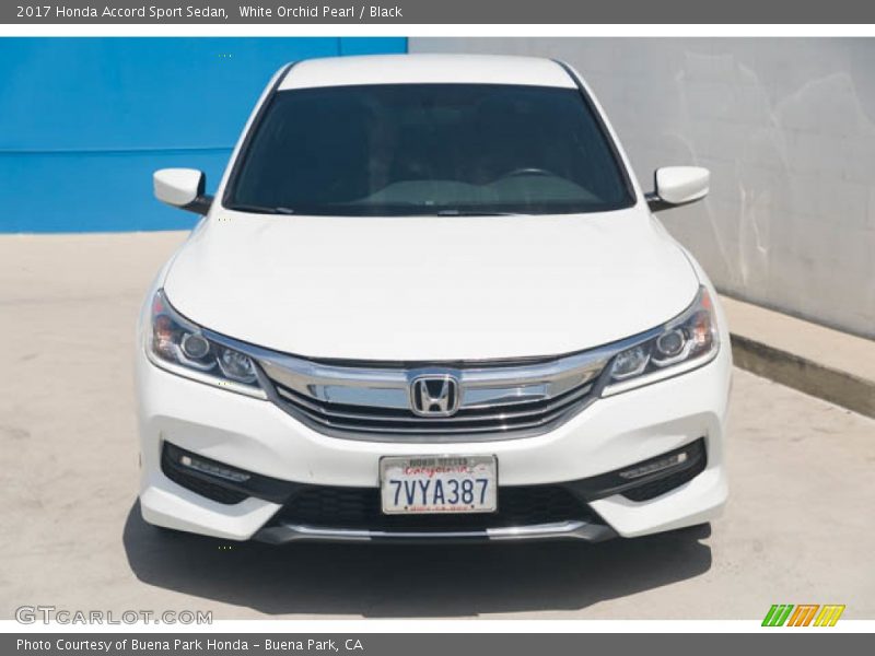 White Orchid Pearl / Black 2017 Honda Accord Sport Sedan