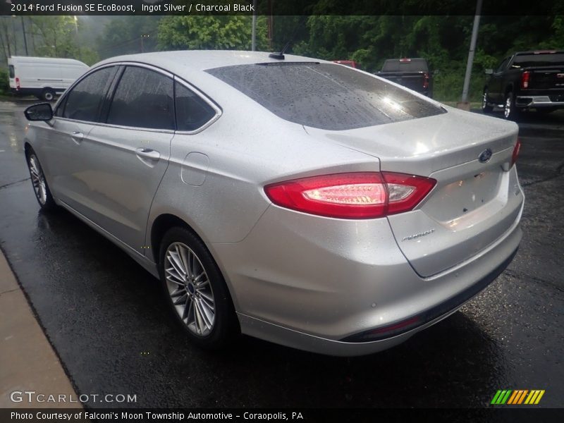 Ingot Silver / Charcoal Black 2014 Ford Fusion SE EcoBoost