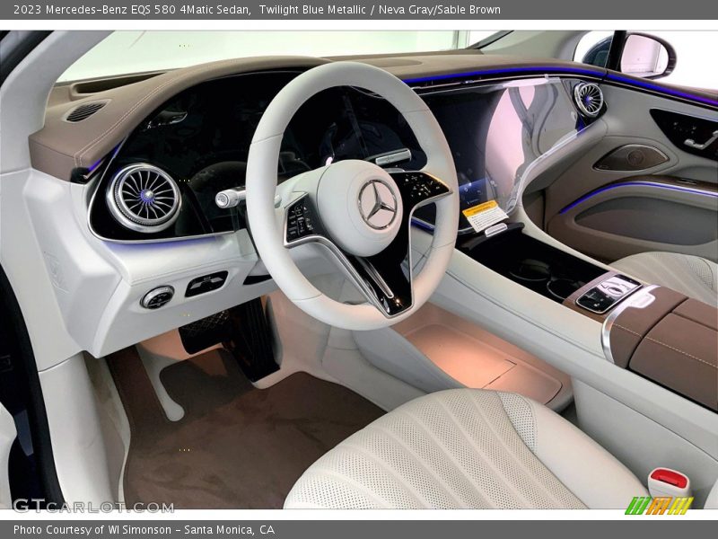 Front Seat of 2023 EQS 580 4Matic Sedan