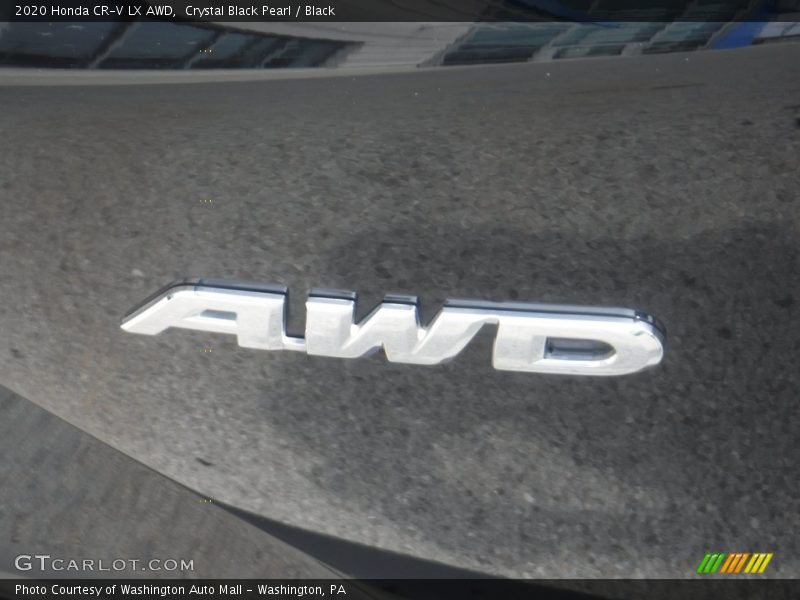 Crystal Black Pearl / Black 2020 Honda CR-V LX AWD