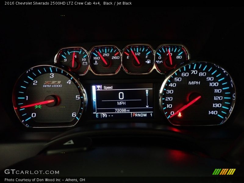  2016 Silverado 2500HD LTZ Crew Cab 4x4 LTZ Crew Cab 4x4 Gauges