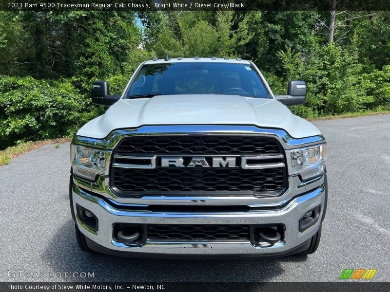 Bright White / Diesel Gray/Black 2023 Ram 4500 Tradesman Regular Cab Chassis