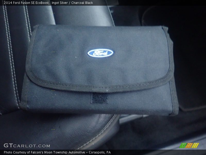 Ingot Silver / Charcoal Black 2014 Ford Fusion SE EcoBoost