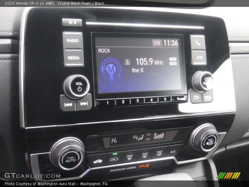 Crystal Black Pearl / Black 2020 Honda CR-V LX AWD