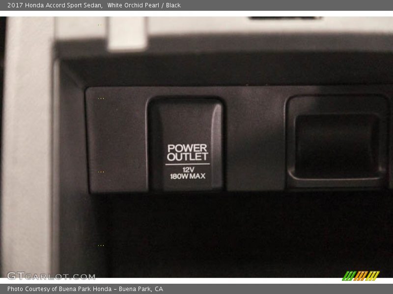 White Orchid Pearl / Black 2017 Honda Accord Sport Sedan