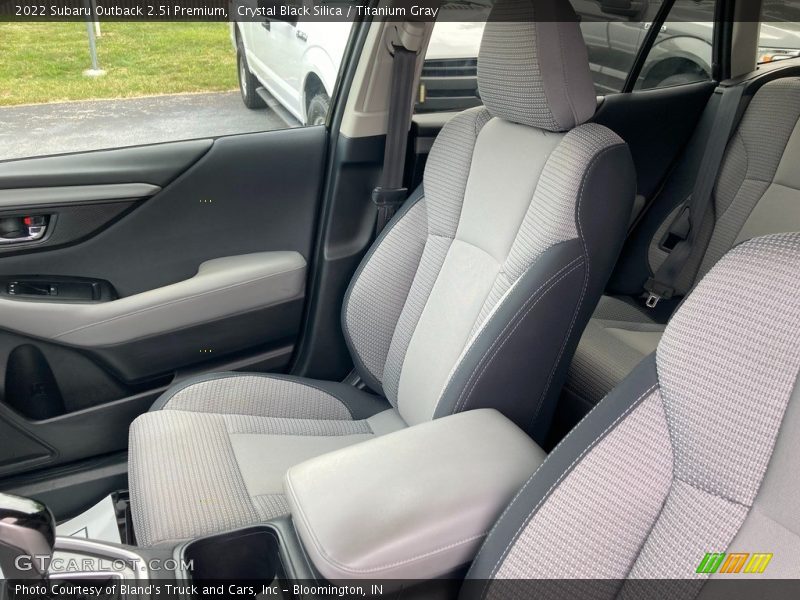 Front Seat of 2022 Outback 2.5i Premium