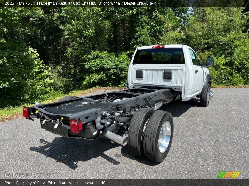 Bright White / Diesel Gray/Black 2023 Ram 4500 Tradesman Regular Cab Chassis