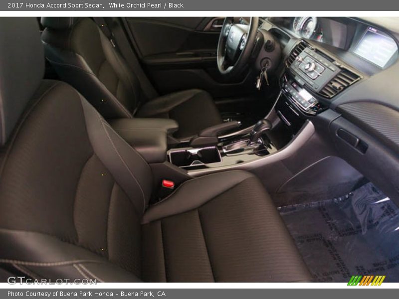 White Orchid Pearl / Black 2017 Honda Accord Sport Sedan