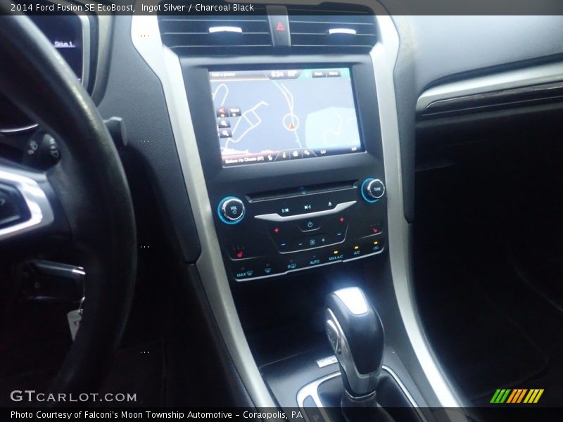 Ingot Silver / Charcoal Black 2014 Ford Fusion SE EcoBoost